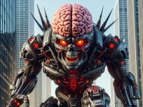 Boffins build a giant brain for a robot