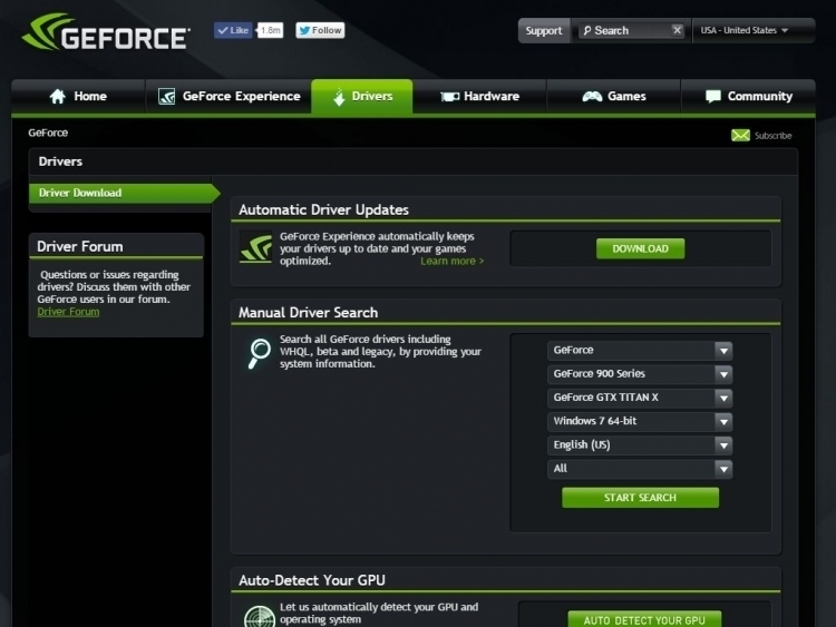   Geforce Game Ready Driver -  2