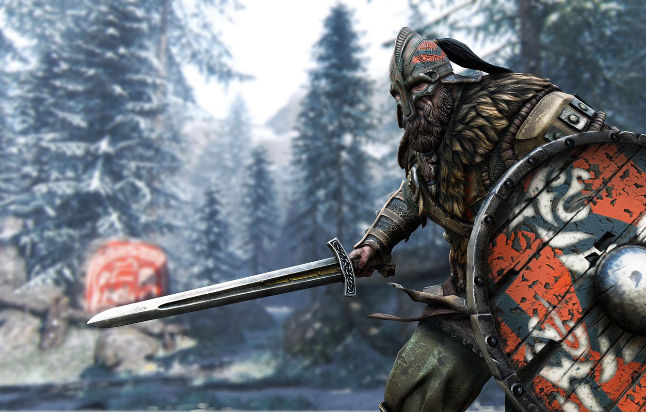 for honor viking sword ken blade armor helmet game
