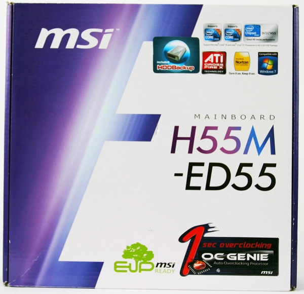 MSI H55M-ED55 box