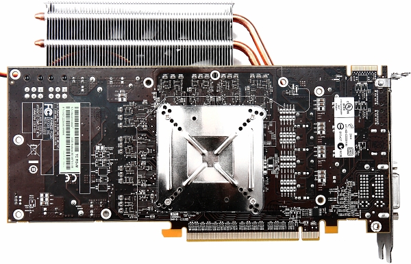 Scythe Setsugen 2 on HD6870 backside Scythe Setsugen 2 on HD6870 backside