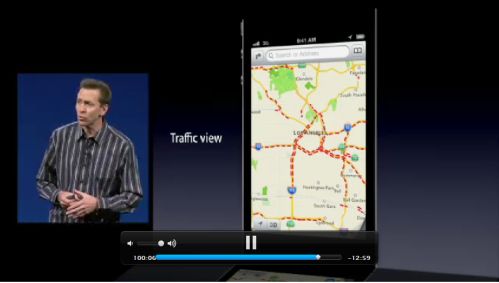 AppleF maps-trafic
