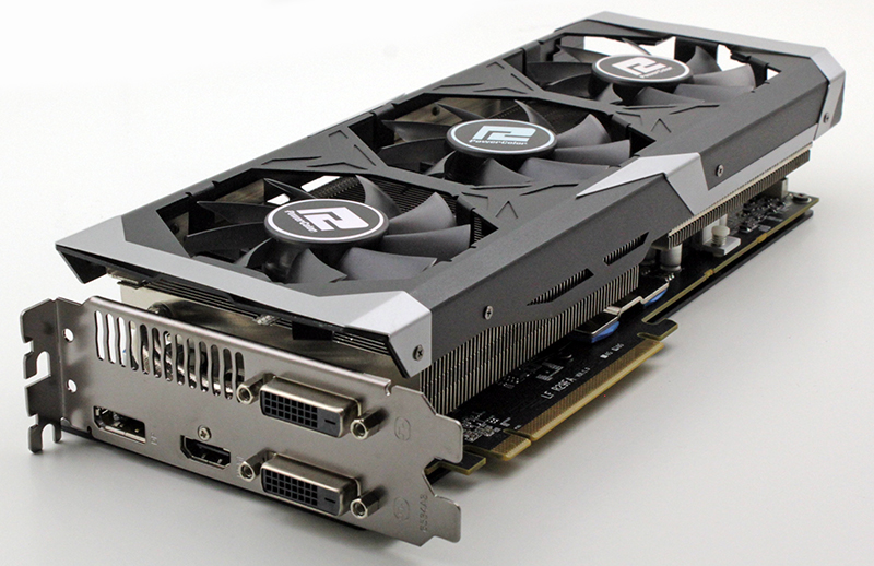 PowerColor PCS R9 390 video outs 1