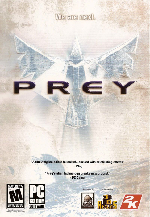 prey 2006 pc cover art