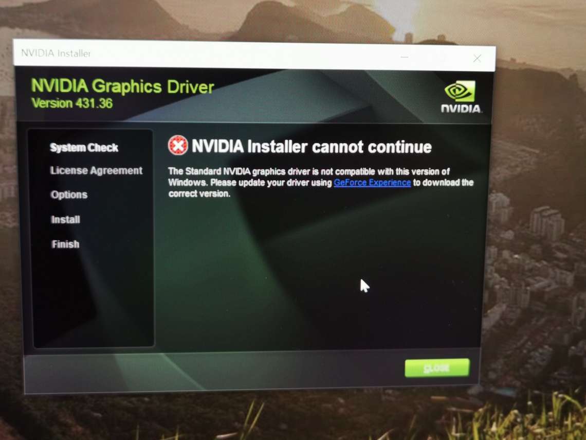 nvidia current driver