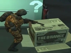 Military Robot defeated by cardboard box