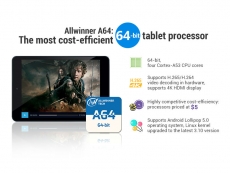$5 Allwinner A64 can power 4K tablets