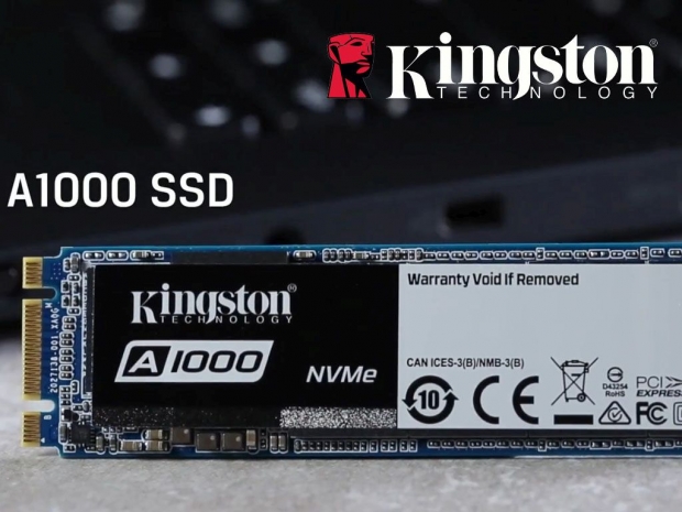 Kingston announces A1000 M.2 PCIe Gen3 x2 NVMe SSDs