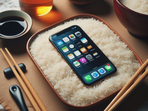 Apple tells fanboys not to serve iPhones in rice