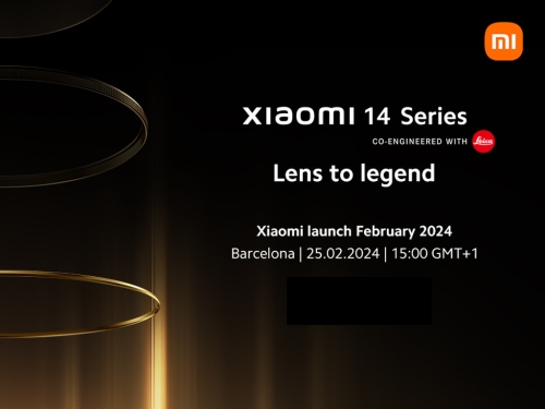 Xiaomi officially schedules Xiaomi 14 series announcement for February 25