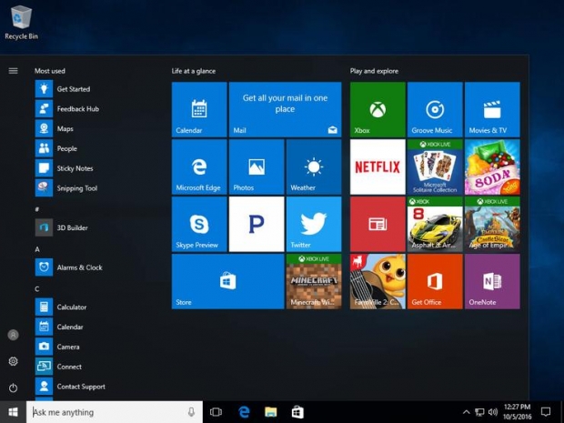 Microsoft’s Windows 10 on 600 million active monthly devices.