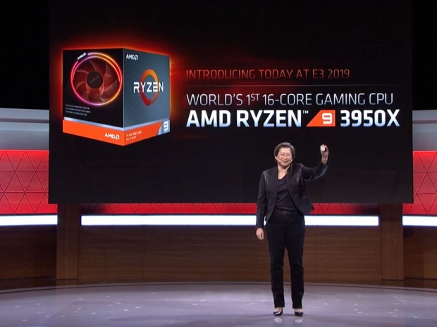 AMD unveils 16-core Ryzen 9 3950X gaming CPU