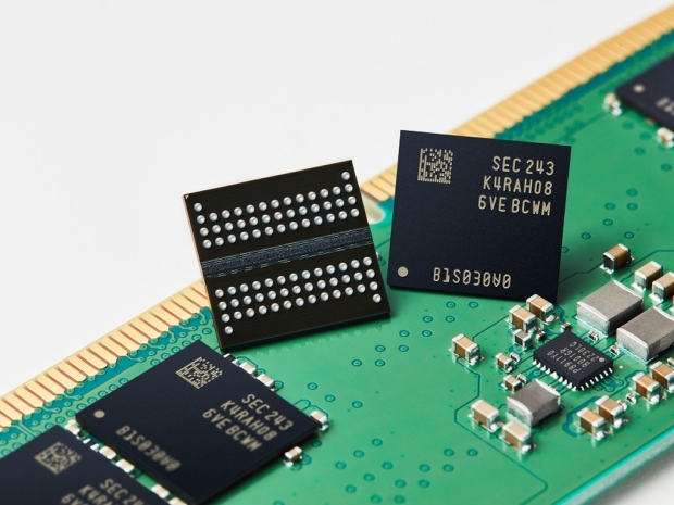 Samsung starts mass production of 12nm-class DDR5 DRAM