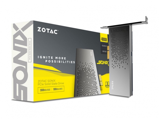 Zotac unveils new Sonix 480GB PCIe SSD
