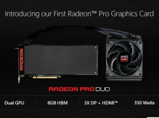 Radeon PRO Duo $1,500 Graphics card is out
