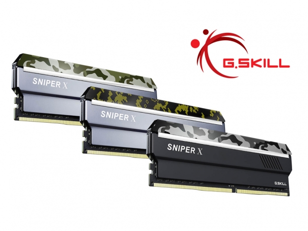 G.Skill announces new Sniper X DDR4 memory series