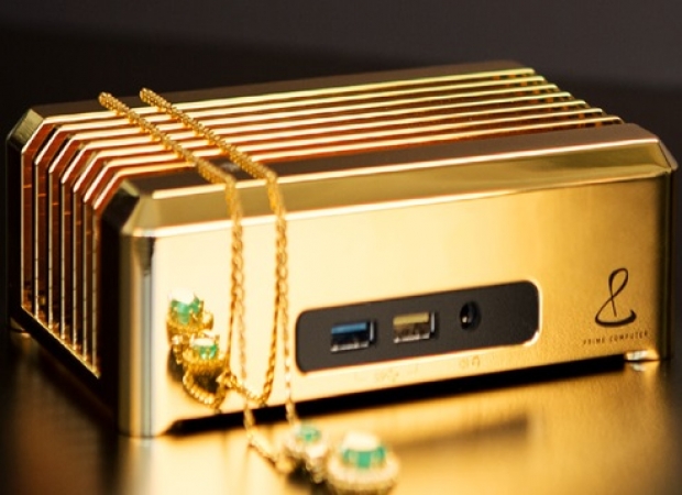 Ten gold mini-PCs sell for a million dollars each