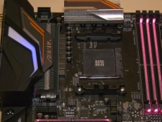 Gigabyte&#039;s X470 motherboard spotted on CES floor