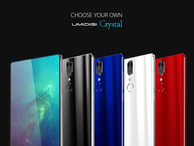 Umidigi making a bezel-less Crystal smartphone