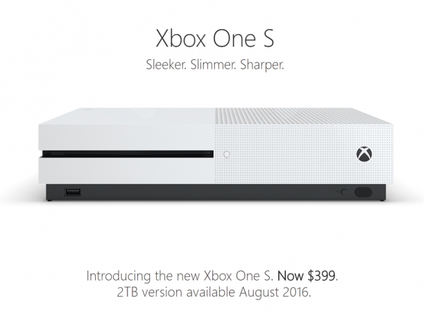 Microsoft announces Xbox One S console