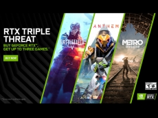 Nvidia launches RTX Triple Threat game bundle