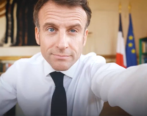Macron in hot water over social media threat