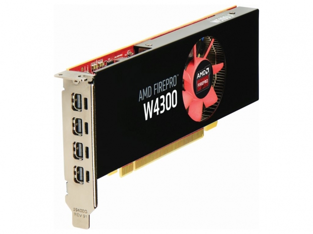 AMD launches new low-profile FirePro W4300 professional card