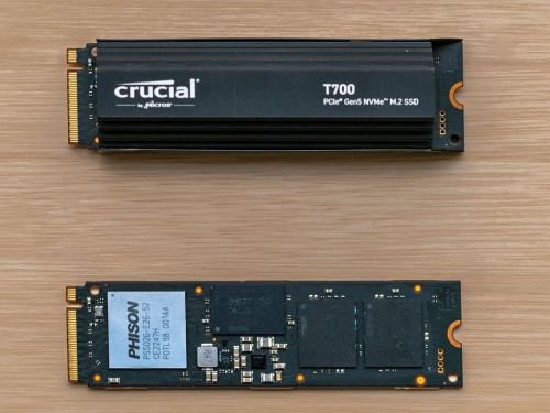Crucial T700 PCIe Gen5 SSD spotted