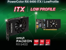 Powercolor shows its RX 6400 graphics cards