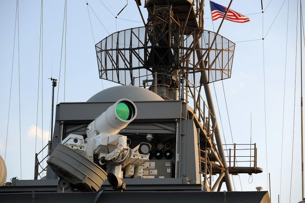 US navy deploys lasers