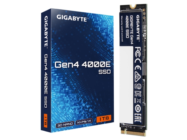 Gigabyte announces Gen 4 4000E series SSDs