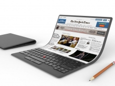 Lenovo goes crazy with flexible screen notebook concept