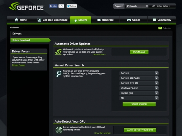 Nvidia releases Geforce 350.05 Hotfix driver