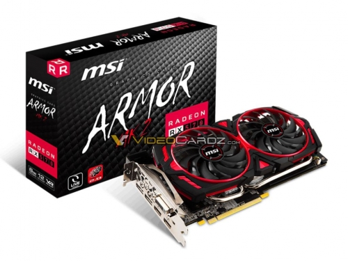 MSI's new RX 500 Armor MK2 series spotted