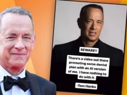 Tom Hanks warns about AI video of himself