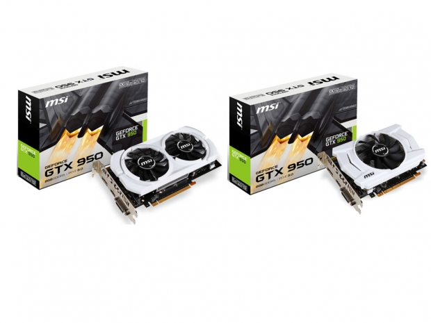MSI announces two GTX 950 graphics cards with 75W TDP