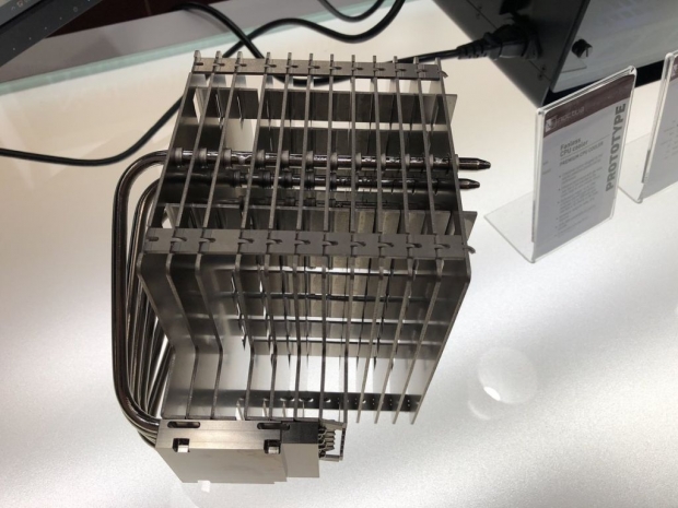 Noctua shows massive CPU passive cooler prototype