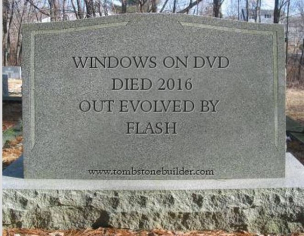 Microsoft kills off the DVD